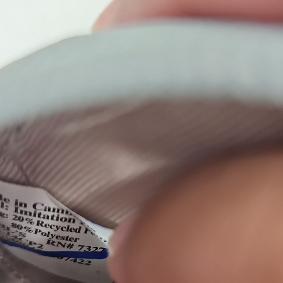 Lauren Conrad Light Blue Round Coin Purse with Gold Letter M and keyring - Picture 7 of 7